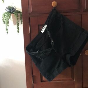 Black American Apparel High Waisted shorts